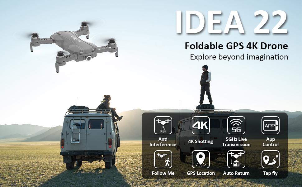 LE-IDEA 22 Drone Plegable: Análisis, Ofertas y Opiniones 